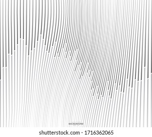Borde diagonal rayado abstracto. Tejido de líneas onduladas curvado y curvado. Nuevo estilo para el diseño de su empresa.