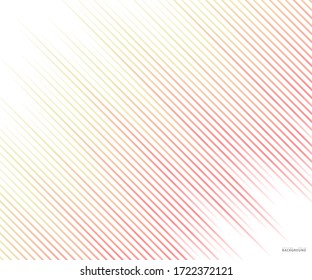 Abstract warped Diagonal Striped Background. Vector curved twisted slanting, waved lines texture. Brand new style for your business design.