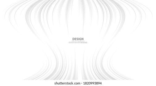 Resumen deformado fondo diagonal rayado. Sentido de inclinación curvada de vectores, textura de líneas onduladas. Nuevo estilo para su diseño de negocio.