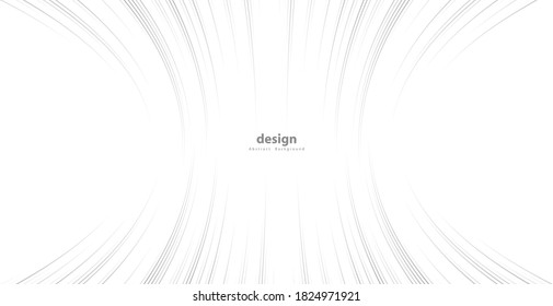 Abstract warped Diagonal Striped Background. Vector curved twisted slanting, waved lines texture. Brand new style for your business design.