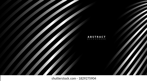 Abstract warped Diagonal Striped Background. Vector curved twisted slanting, waved lines texture. Brand new style for your business design.