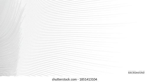 Abstract warped Diagonal Striped Background. Vector curved twisted slanting, waved lines pattern. Brand new style for your business design