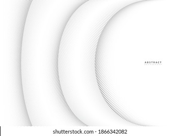 Abstract warped Diagonal Striped Background. Vector curved twisted slanting, waved lines pattern. Brand new style for your business design