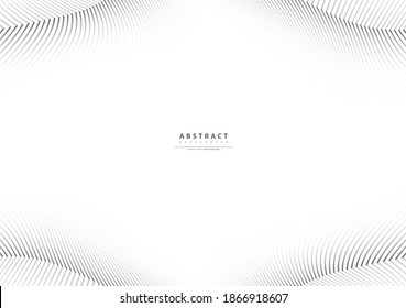 Abstract warped Diagonal Striped Background. Vector curved twisted slanting, waved lines pattern. Brand new style for your business design
