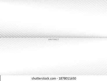 Abstract warped Diagonal Striped Background. Vector curved twisted slanting, waved lines pattern. Brand new style for your business design