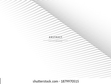 Abstract warped Diagonal Striped Background. Vector curved twisted slanting, waved lines pattern. Brand new style for your business design