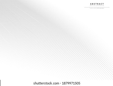 Abstract warped Diagonal Striped Background. Vector curved twisted slanting, waved lines pattern. Brand new style for your business design