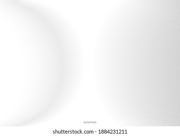 Abstract warped Diagonal Striped Background. Vector curved twisted slanting, waved lines pattern. Brand new style for your business design
