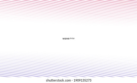 Abstract warped Diagonal Striped Background. Vector curved twisted slanting, waved lines pattern. Brand new style for your business design