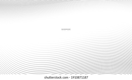 Abstract warped Diagonal Striped Background. Vector curved twisted slanting, waved lines pattern. Brand new style for your business design