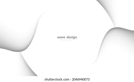 Abstract warped Diagonal Striped Background. Vector curved twisted slanting, waved lines pattern. Brand new style for your business design