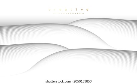Abstract warped Diagonal Striped Background. Vector curved pattern. Brand new style for your business design