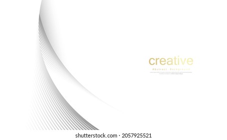 Abstract warped Diagonal Striped Background. Vector curved twisted slanting, waved lines pattern. Brand new style for your business design