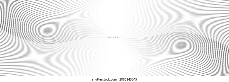 Abstract warped Diagonal Striped Background. Vector curved pattern. Brand new style for your business design