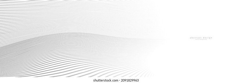 Abstract warped Diagonal Striped Background. Vector curved pattern. Brand new style for your business design
