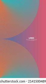 Abstrakter, zerrissener, diagonaler Hintergrund. Vektorgeschwungene, gedrehte Schrägstriche, gewölbte Linienstruktur. Neuer Stil für Ihr Business-Design.