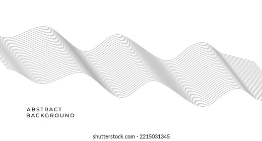 Abstract warped Diagonal Striped Background. Vector curved twisted slanting, waved lines pattern. Brand new style for your business design