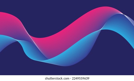 Abstract warped Diagonal Striped Background, Striped texture, wave lines texture