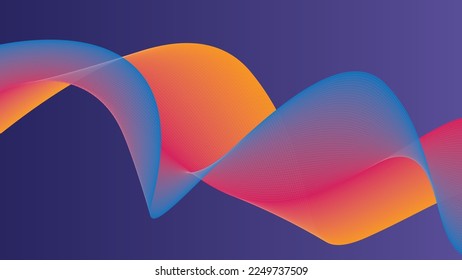 Abstract warped Diagonal Striped Background, Striped texture, wave lines texture