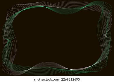 Abstract warped Diagonal Striped Background. Vector curved twisted slanting, waved lines pattern. Brand new style for your business design