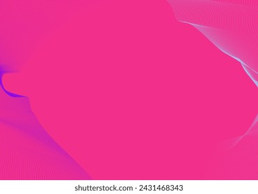 Abstract warped Diagonal Striped Background. Vector curved twisted slanting, waved lines pattern. Template background ready to use.