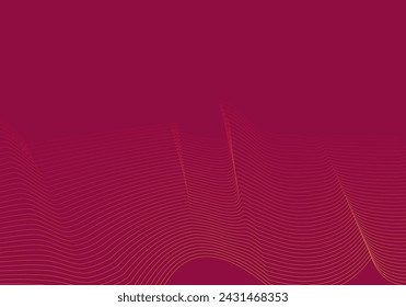 Abstract warped Diagonal Striped Background. Vector curved twisted slanting, waved lines pattern. Template background ready to use.