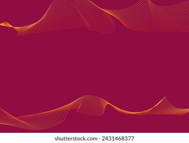 Abstract warped Diagonal Striped Background. Vector curved twisted slanting, waved lines pattern. Template background ready to use.