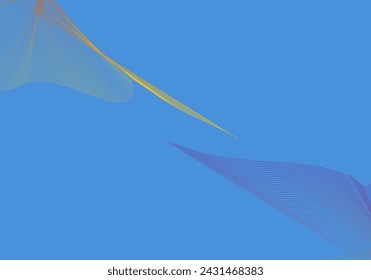 Abstract warped Diagonal Striped Background. Vector curved twisted slanting, waved lines pattern. Template background ready to use.