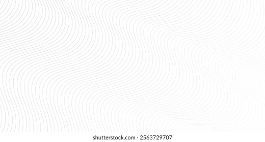 Abstract warped Diagonal Striped Background. Vector curved twisted slanting, waved lines texture.