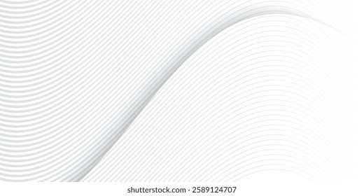 Abstract warped Diagonal Striped Background. Vector curved twisted slanting, waved lines pattern.