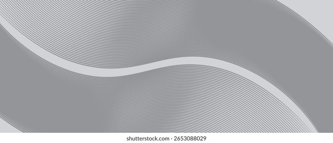 Fondo rayado diagonal deformado abstracto, inclinación retorcida curva, patrón de líneas onduladas, estilo nuevo para su diseño de negocios del patrón gris de líneas de fondo abstracto.	