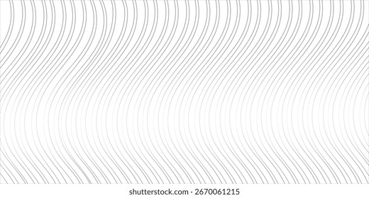 Abstract warped Diagonal Striped Background. Vector curved twisted slanting, waved lines pattern