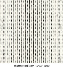 Abstract washed dashed striped motif. Seamless pattern.