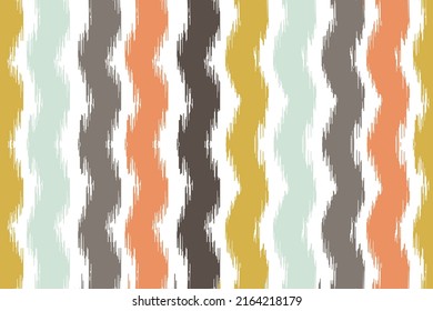 Abstract Washed Digital Watercolor Painting stripe brush seamless pattern background.Boho Camouflage Strokes Tie Dye Batik. Ombre gradient multicolor for surface print ikat gradient tileable wallpaper