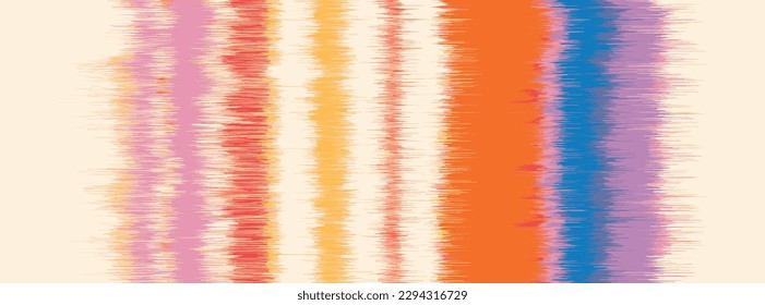 Abstract Washed Digital Watercolor Painting stripe brush seamless pattern background Boho Camouflage Strokes Tie Dye Batik  Ombre gradient multicolor for surface print ikat gradient tileable wallpaper