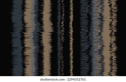 Abstract Washed Digital Watercolor Painting stripe brush seamless pattern background.Boho Camouflage Strokes Tie Dye Batik. Ombre gradient multicolor for surface print ikat gradient tileable wallpaper