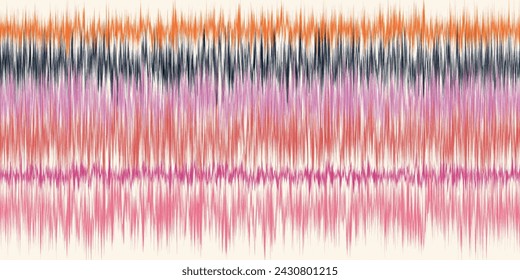 Abstract Washed Digital Watercolor Painting stripe brush seamless pattern background.Boho Camouflage Strokes Tie Dye Batik. Ombre gradient multicolor for surface print ikat gradient tileable wallpaper