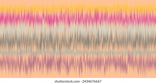 Abstract Washed Digital Watercolor Painting stripe brush seamless pattern background.Boho Camouflage Strokes Tie Dye Batik. Ombre gradient multicolor for surface print ikat gradient tileable wallpaper