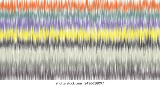 Abstract Washed Digital Watercolor Painting stripe brush seamless pattern background.Boho Camouflage Strokes Tie Dye Batik. Ombre gradient multicolor for surface print ikat gradient tileable wallpaper