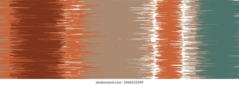 Abstract Washed Digital Watercolor Painting Stripe Brush Seamless Pattern background.boho Camouflage Strokes Tie Dye Batik. Ombre Gradient Multicolor for Surface Print Ikat Gradient Tileable Wallpaper