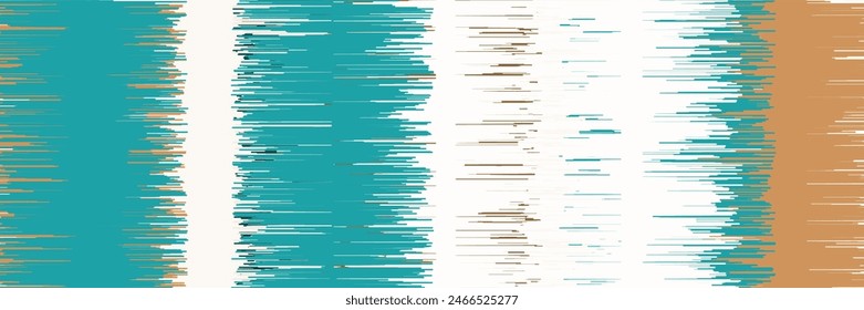 Abstract Washed Digital Watercolor Painting Stripe Brush Seamless Pattern background.boho Camouflage Strokes Tie Dye Batik. Ombre Gradient Multicolor for Surface Print Ikat Gradient Tileable Wallpaper