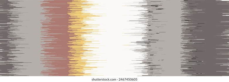 Abstract Washed Digital Watercolor Painting Stripe Brush Seamless Pattern background.boho Camouflage Strokes Tie Dye Batik. Ombre Gradient Multicolor for Surface Print Ikat Gradient Tileable Wallpaper