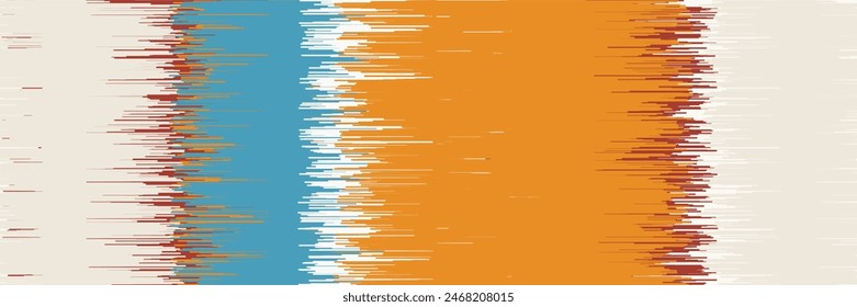 Abstract Washed Digital Watercolor Painting Stripe Brush Seamless Pattern background.boho Camouflage Strokes Tie Dye Batik. Ombre Gradient Multicolor for Surface Print Ikat Gradient Tileable Wallpaper