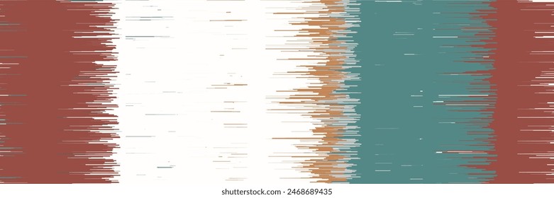 Abstract Washed Digital Watercolor Painting Stripe Brush Seamless Pattern background.boho Camouflage Strokes Tie Dye Batik. Ombre Gradient Multicolor for Surface Print Ikat Gradient Tileable Wallpaper
