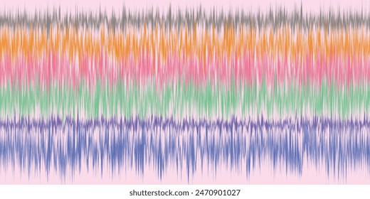 Abstract Washed Digital Watercolor Painting stripe brush seamless pattern background.Boho Camouflage Strokes Tie Dye Batik. Ombre gradient multicolor for surface print ikat gradient tileable wallpaper