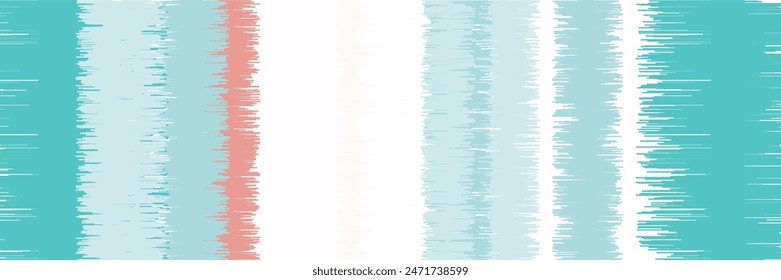 Abstract Washed Digital Watercolor Painting Stripe Brush Seamless Pattern background.boho Camouflage Strokes Tie Dye Batik. Ombre Gradient Multicolor for Surface Print Ikat Gradient Tileable Wallpaper