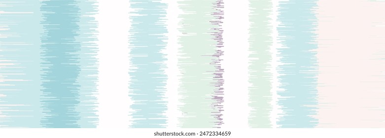 Abstract Washed Digital Watercolor Painting Stripe Brush Seamless Pattern background.boho Camouflage Strokes Tie Dye Batik. Ombre Gradient Multicolor for Surface Print Ikat Gradient Tileable Wallpaper