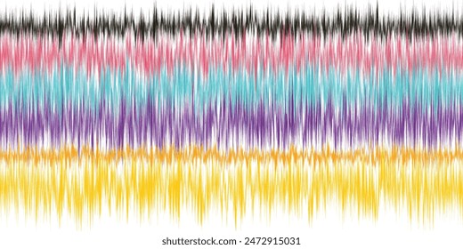 Abstract Washed Digital Watercolor Painting stripe brush seamless pattern background.Boho Camouflage Strokes Tie Dye Batik. Ombre gradient multicolor for surface print ikat gradient tileable wallpaper