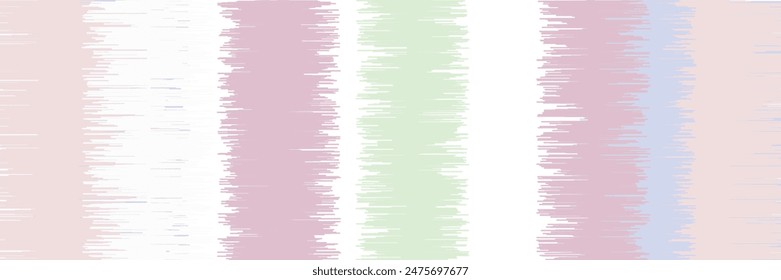 Abstract Washed Digital Watercolor Painting Stripe Brush Seamless Pattern background.boho Camouflage Strokes Tie Dye Batik. Ombre Gradient Multicolor for Surface Print Ikat Gradient Tileable Wallpaper