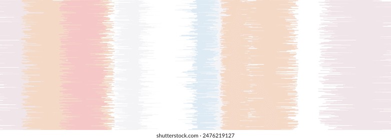 Abstract Washed Digital Watercolor Painting Stripe Brush Seamless Pattern background.boho Camouflage Strokes Tie Dye Batik. Ombre Gradient Multicolor for Surface Print Ikat Gradient Tileable Wallpaper